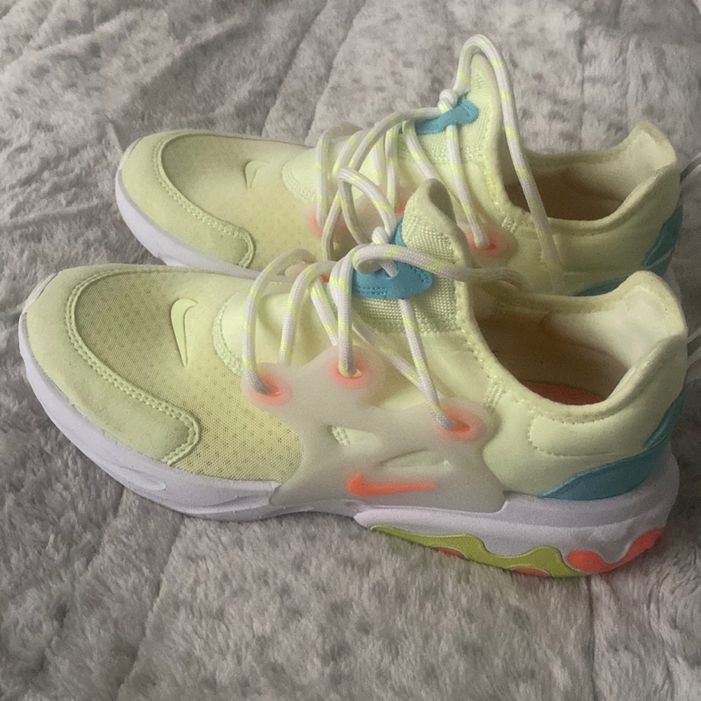 Lime green comfortable sneakers